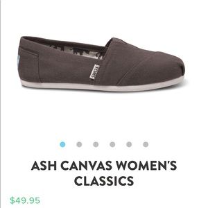 Toms Classic Canvas : Ash